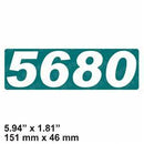 TENNANT 397758  DECAL - MODEL 5680